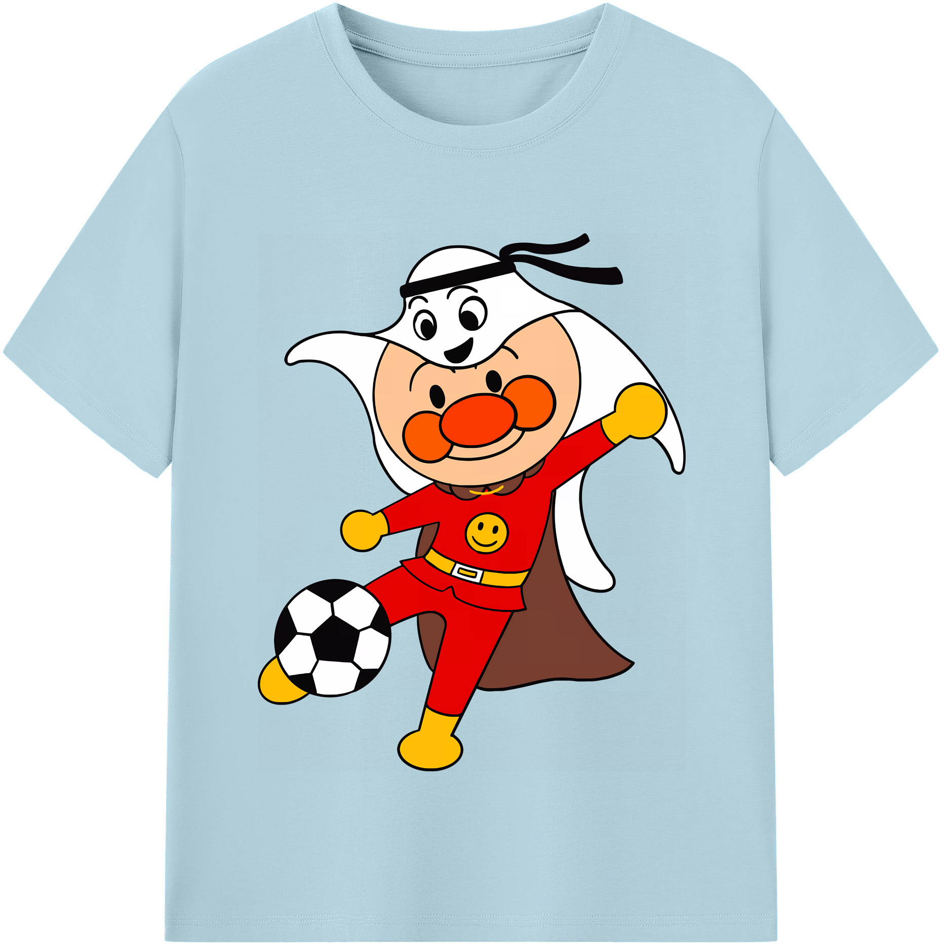 （画像用） アンパンマン Anpanman 綿100％半袖Tシャツ（フロントプリント）